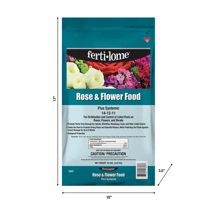 Ferti-lome Rose and Flower Food Plus Systemic 14-12-11