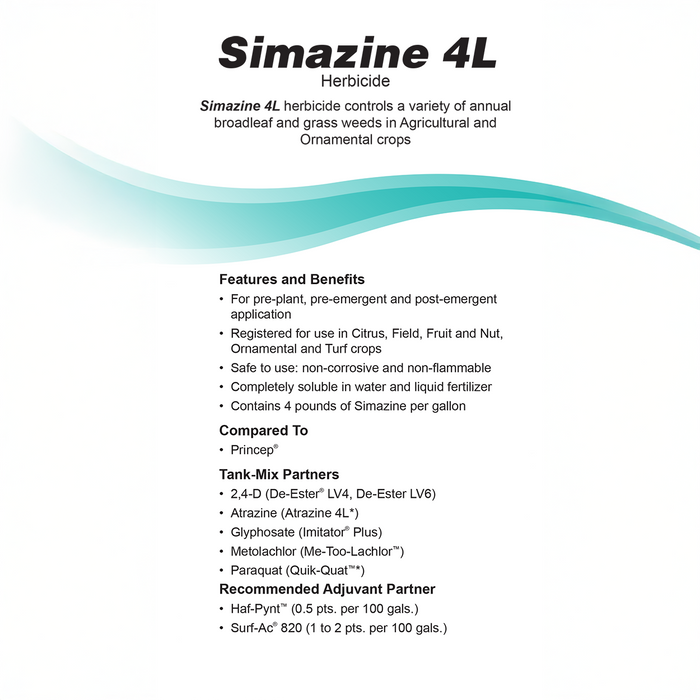 imitator plus herbicide label Simazine 4L Herbicide — HomeandGardenSupply.com