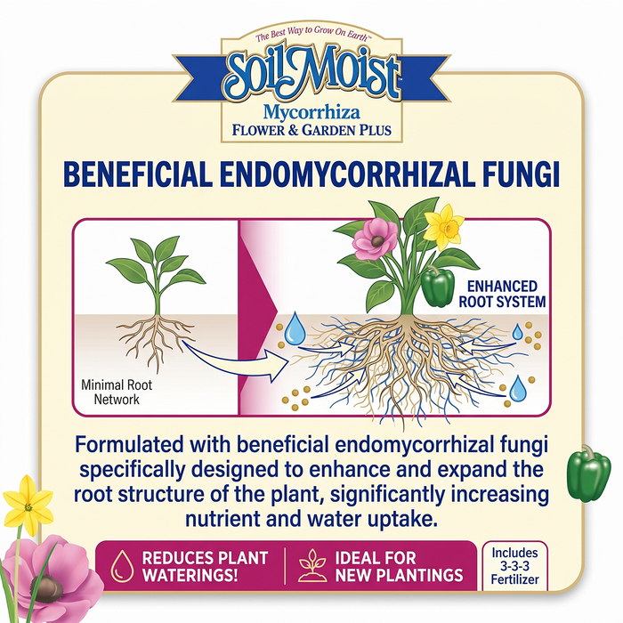 Soil Moist Mycorrhiza Flower & Garden Plus