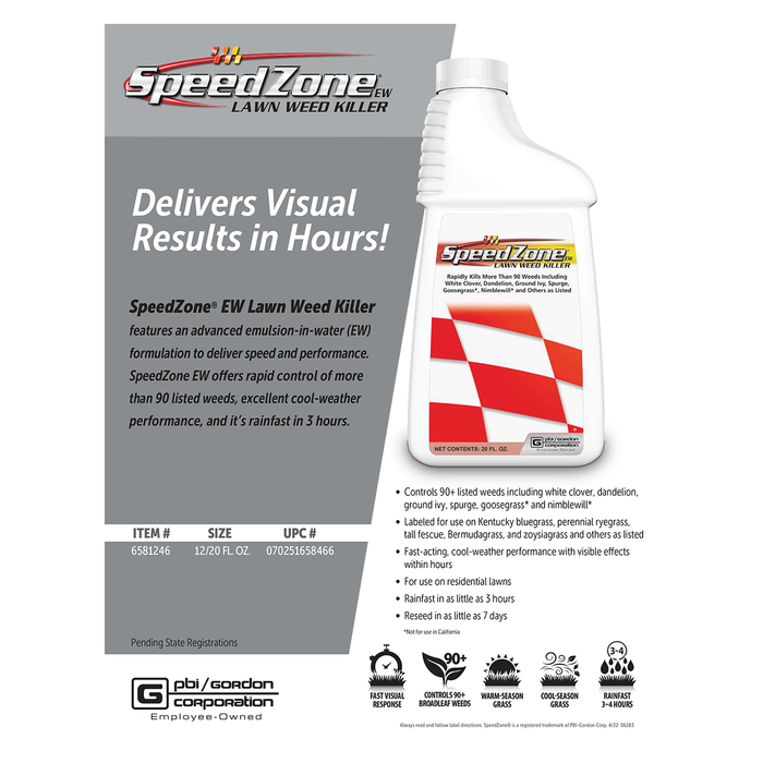 speedzone red herbicide PBI-Gordon