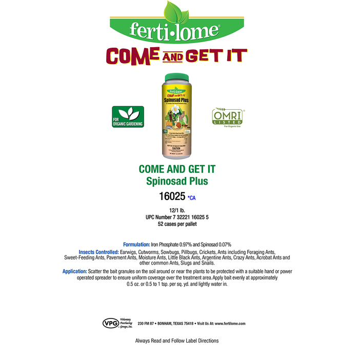 Ferti-lome Come and Get It Spinosad Plus