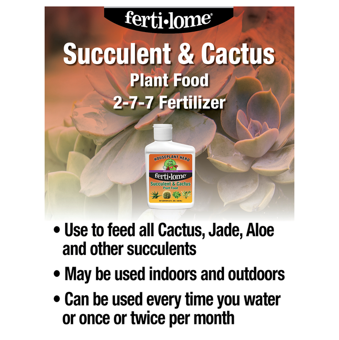 Ferti-lome Succulent & Cactus Plant Food 2-7-7