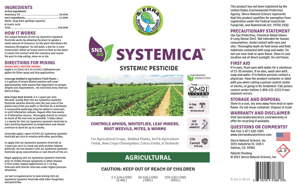 Systemica AG Systemic Insecticide