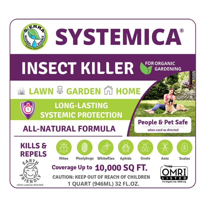 Systemica RTU Natural Insecticide with Sprayer - OMRI Listed