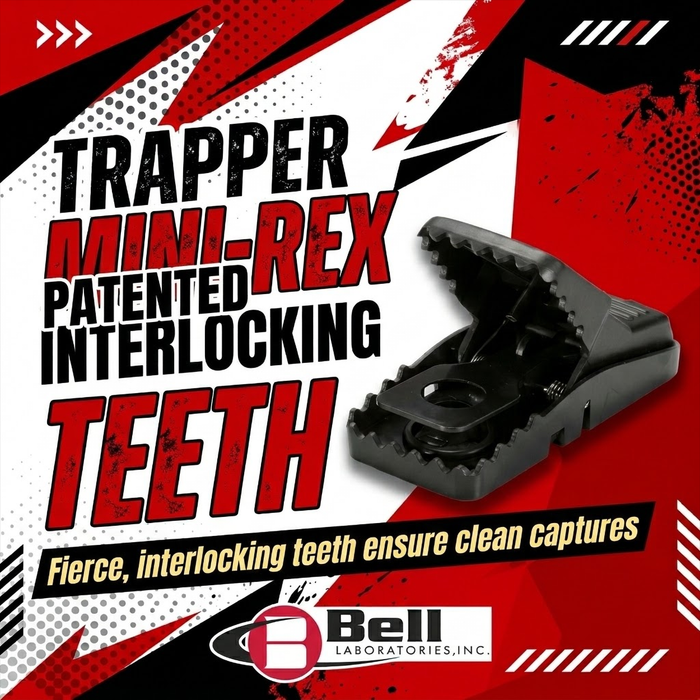Trapper Mini-Rex Mouse Snap Trap