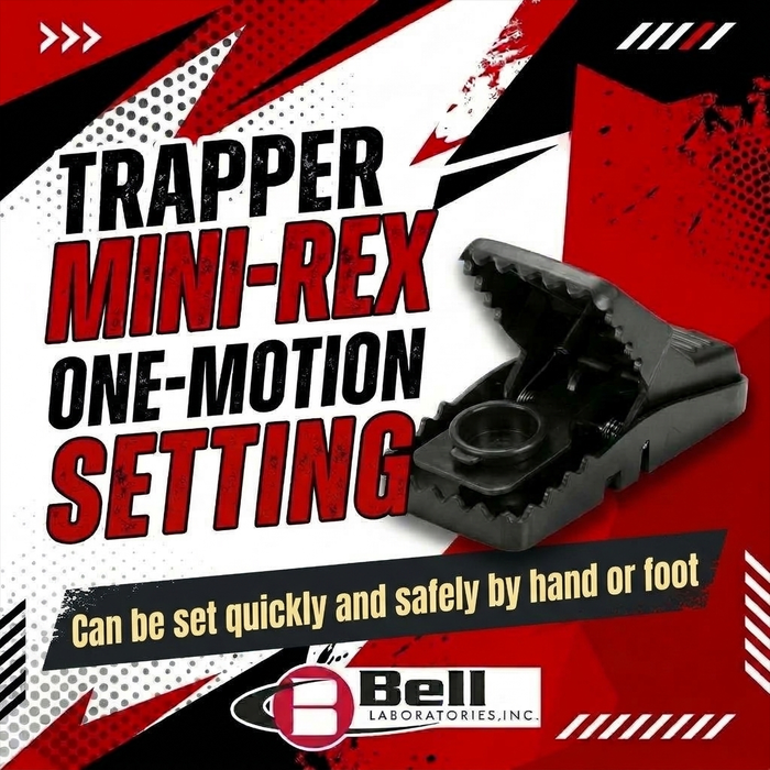 Trapper Mini-Rex Mouse Snap Trap