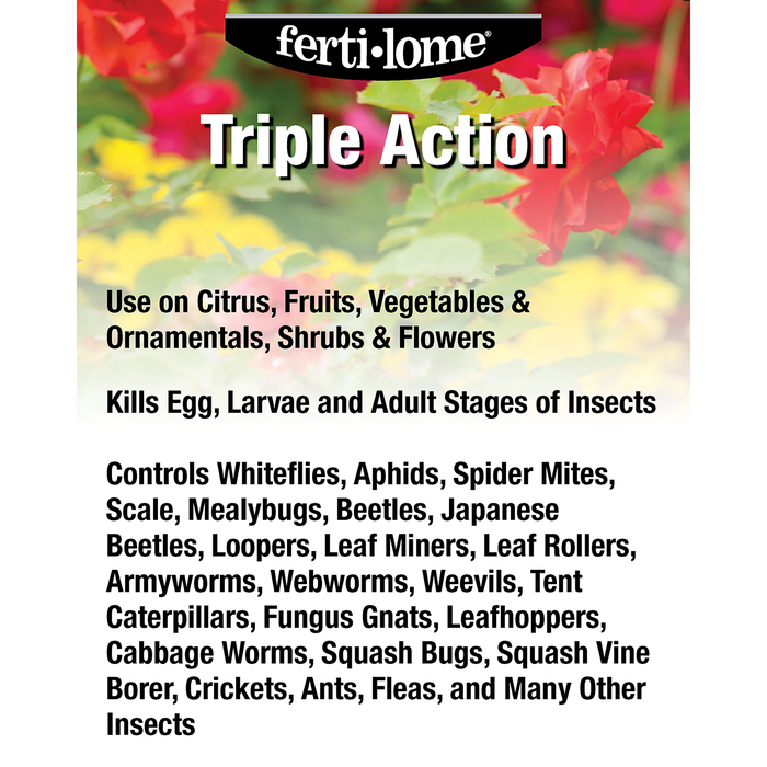 Ferti-lome Triple Action Plus RTU Multi-Purpose Spray - OMRI Listed
