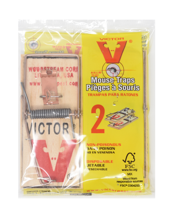 Victor Metal Pedal Wooden Mouse Traps