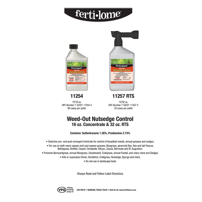 Ferti-lome Weed-Out Nutsedge Control RTS Herbicide