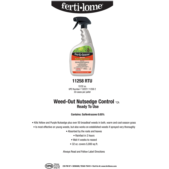 Ferti-lome Weed-Out Nutsedge Control RTU Herbicide