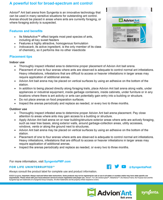 Advion Ant Bait Arenas