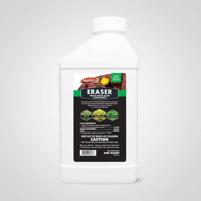 Martin's Eraser Weed & Grass Killer Non-Selective Post-Emergent Herbicide