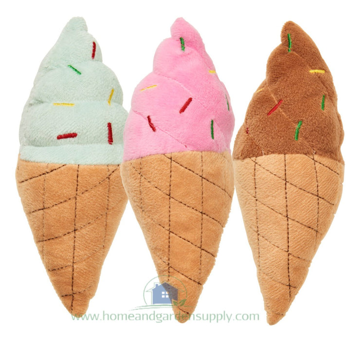 Cosmo Plush Ice Cream Cone Toy 7"