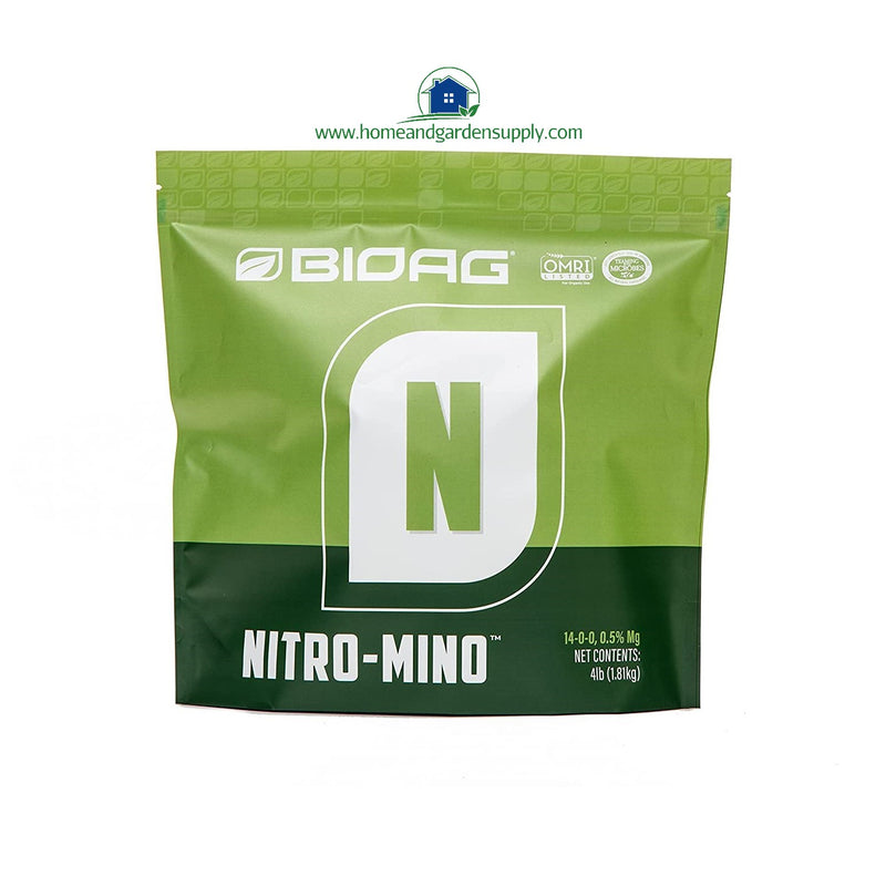 BioAg Nitro-Mino Water Soluble Powder Nitrogen & Amino Acids Fertilizer- OMRI Listed