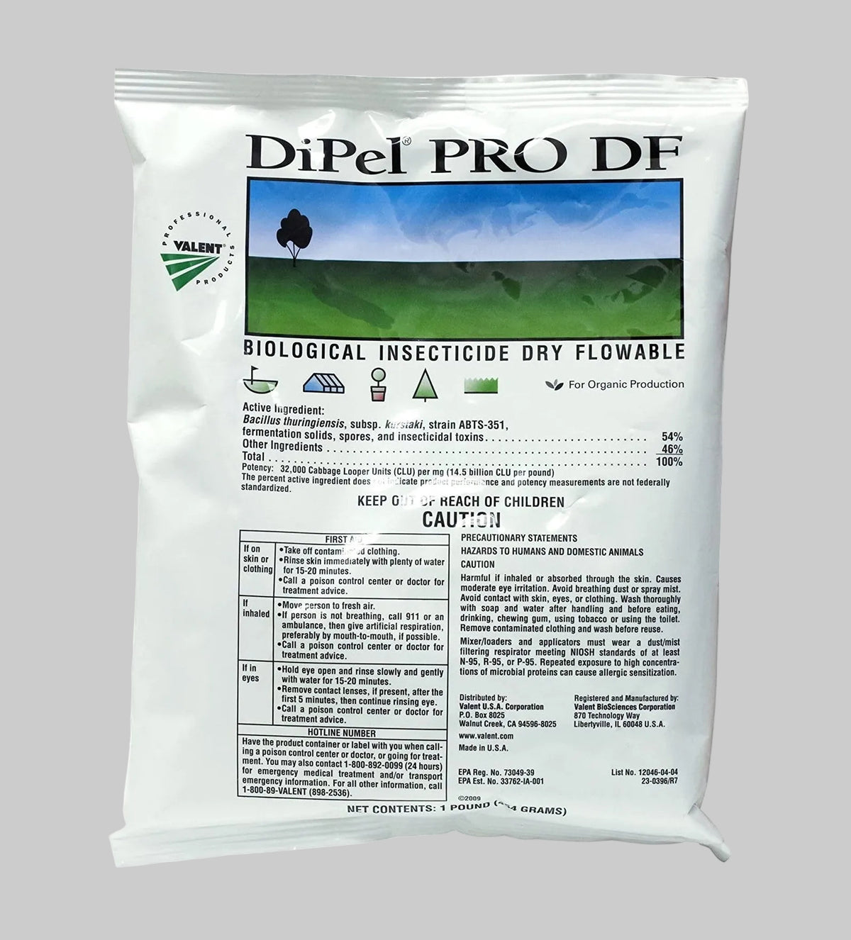DiPel Pro DF Biological Insecticide - OMRI Listed — HomeandGardenSupply.com