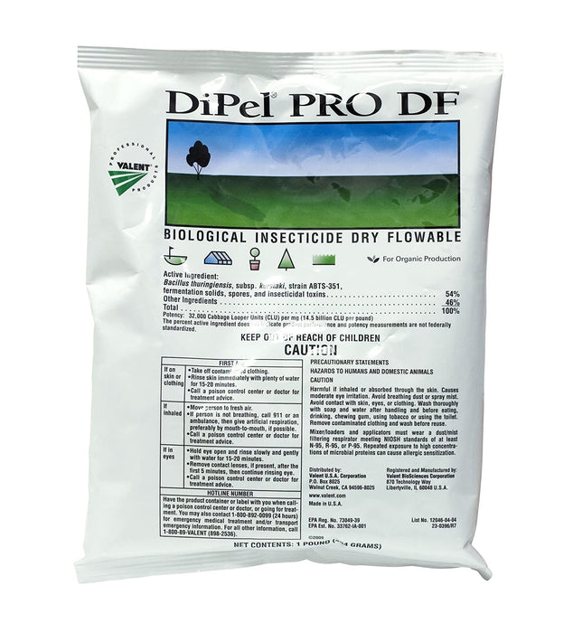 DiPel Pro DF Biological Insecticide - OMRI Listed