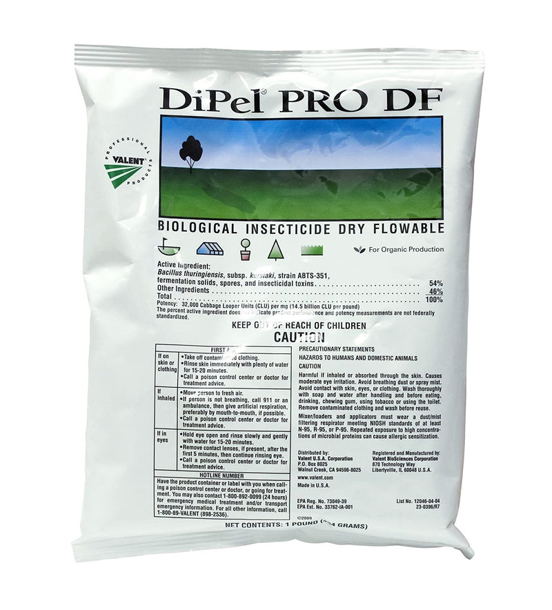 DiPel Pro DF Biological Insecticide - OMRI Listed