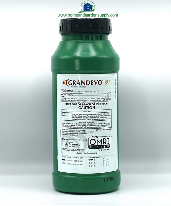 Grandevo CG Biological Insecticide- OMRI Listed