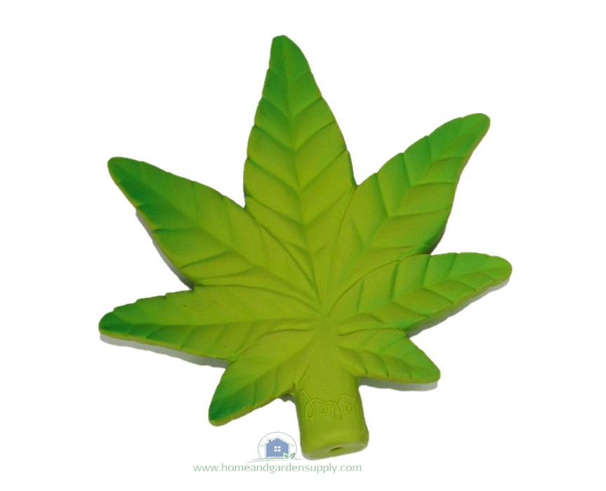 Multipet Latex Hemp Leaf Toy 6"