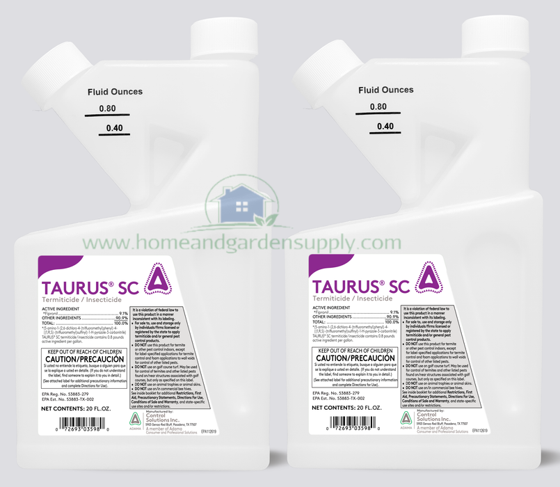 Taurus SC Termiticide/Insecticide