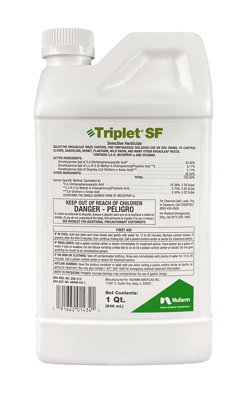 Triplet SF Selective Post-Emergent Broadleaf Herbicide